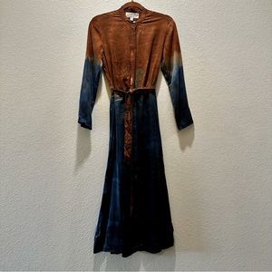 Anthropologie| Cloth & Stone| XS| Tie-Dyed Button Down Dress. Brand New w/ Tags